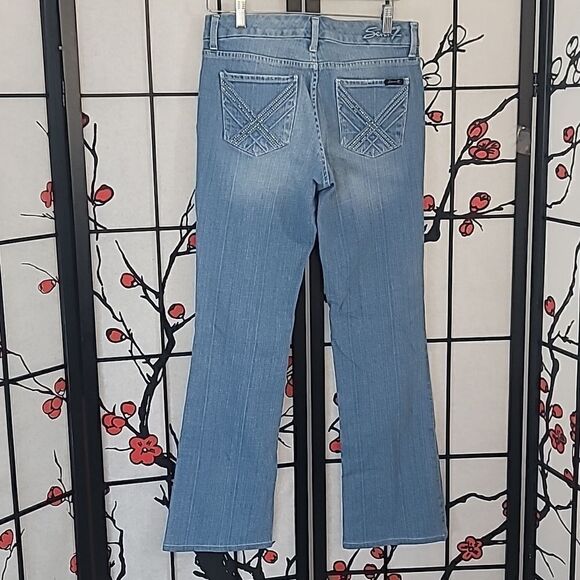Seven7 Rhinestone Flare Jeans  - Picture 6 of 16